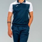 Joma 82P4R519 الأزرق الداكن الأبيض قميص بولو بأكمام قصيرة هواية II رجال - Image 10