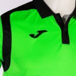 Joma 82P4R557 نيون أخضر أسود بطولة قميص بولو بأكمام قصيرة v رجال - Image 8