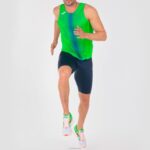 Joma 82P4R558 الفلورسنت الأخضر والأزرق الملكي بلا أكمام تي شيرت أوليمبيا رجال - Image 7