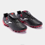 Joma 82P4R579 أسود أحمر حذاء كرة القدم اجويلا كوب 23 عشب صناعي - Image 2