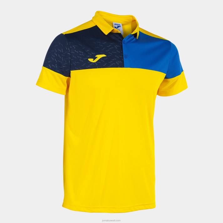 joma_82p4r595_d8a7d984d8a3d8b5d981d8b1_d8a7d984d8a3d8b2d8b1d982_d8a7d984d985d984d983d98a_d8a7d984d8a3d8b2d8b1d982_d8a7d984d8af.jpg Joma 82P4R595 الأصفر الأزرق الملكي الأزرق الداكن قميص بولو بأكمام قصيرة طاقم v رجال - Image 1