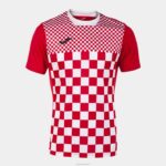 Joma 82P4R641 احمر ابيض قميص بأكمام قصيرة العلم iii رجال - Image 4