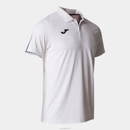 Joma 82P4R775 أبيض قميص بولو قصير الأكمام تورنيو رجال