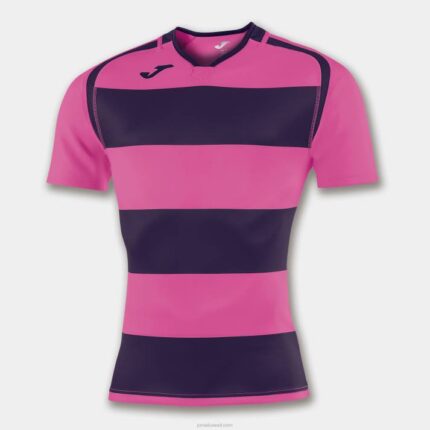 Joma 82P4R830 بنفسجي وردي قميص قصير الأكمام prorugby الثاني رجال
