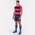 Joma 82P4R830 بنفسجي وردي قميص قصير الأكمام prorugby الثاني رجال - Image 8