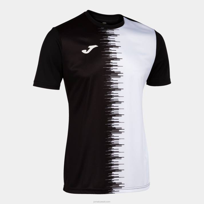 joma_82p4r897_d8a3d8b3d988d8af_d8a3d8a8d98ad8b6_d982d985d98ad8b5_d8a8d8a3d983d985d8a7d985_d982d8b5d98ad8b1d8a9_d8b3d98ad8aad98.jpg Joma 82P4R897 أسود أبيض قميص بأكمام قصيرة سيتي الثاني رجال - Image 1