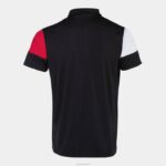 Joma 82P4R904 أسود أحمر أبيض قميص بولو بأكمام قصيرة طاقم v رجال - Image 2