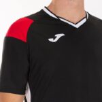 Joma 82P4R935 أسود أحمر أبيض قميص قصير الأكمام طاقم ثالثا رجال - Image 4