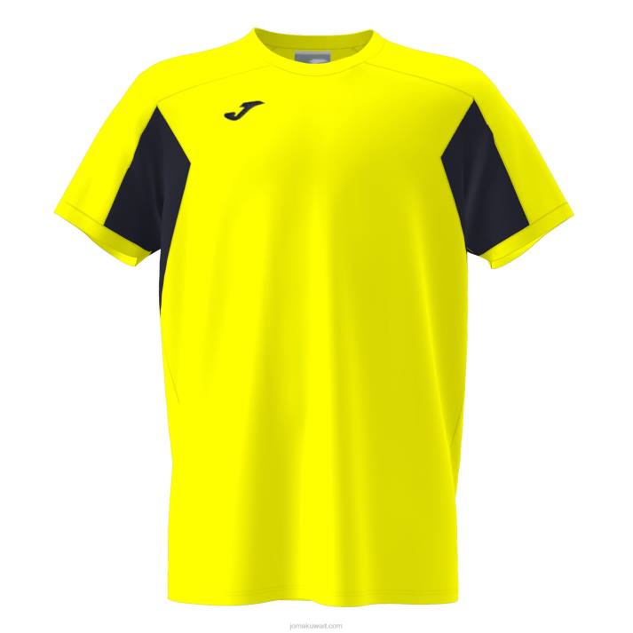 joma_82p4r938_d986d98ad988d986_d8a3d8b5d981d8b1_d8a3d8b3d988d8af_d982d985d98ad8b5_d982d8b5d98ad8b1_d8a7d984d8a3d983d985d8a7d98.jpg Joma 82P4R938 نيون أصفر أسود قميص قصير الأكمام colle رجال - Image 1