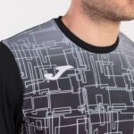 Joma 82P4R985 أسود قميص قصير الأكمام النخبة الثامن رجال - Image 5