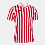 Joma 82P4R1007 أبيض أحمر قميص بأكمام قصيرة copa ii رجال