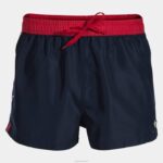 Joma 82P4R100 الأزرق الداكن الأحمر جذوع السباحة الكلاسيكية رجال
