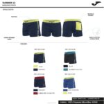 Joma 82P4R100 الأزرق الداكن الأحمر جذوع السباحة الكلاسيكية رجال - Image 3