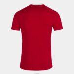 Joma 82P4R1011 احمر ابيض قميص بأكمام قصيرة النمر الثالث رجال - Image 8