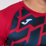 Joma 82P4R1013 أحمر أزرق كحلي قميص بأكمام قصيرة myskin iii رجال - Image 5