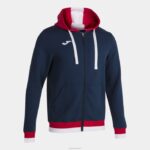Joma 82P4R1023 الأزرق الداكن الأحمر سترة مقنعين مريحة الثاني رجال - Image 3