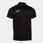 Joma 82P4R102 أسود قميص بولو قصير الاكمام مونتريال رجال