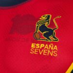 Joma 82P4R1034 أحمر قميص قصير الاكمام 1st موحدة الاتحاد الاسباني للرجبي - Image 4