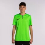 Joma 82P4R1039 نيون أخضر أسود قميص بأكمام قصيرة ذهبي رابعا رجال - Image 2
