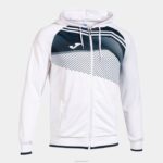 Joma 82P4R1043 أبيض كحلي سوبر نوفا II سترة مقنعين رجال