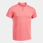 Joma 82P4R1066 لون القرنفل قميص بولو بأكمام قصيرة pasarela III رجال