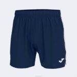 Joma 82P4R1079 الأزرق الداكن الأبيض شورت النخبة السابع رجال