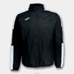 Joma 82P4R1082 أسود أبيض بطولة سترة المطر الرابع رجال