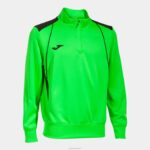 Joma 82P4R1086 نيون أخضر أسود بطولة قميص من النوع الثقيل السابع رجال