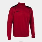 Joma 82P4R1089 أحمر أسود بطولة قميص من النوع الثقيل السابع رجال
