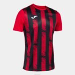 Joma 82P4R1096 أحمر أسود قميص بأكمام قصيرة inter iii رجال