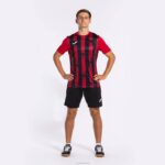 Joma 82P4R1096 أحمر أسود قميص بأكمام قصيرة inter iii رجال - Image 5