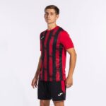 Joma 82P4R1096 أحمر أسود قميص بأكمام قصيرة inter iii رجال - Image 6