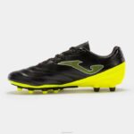 Joma 82P4R1112 أسود أصفر فلوري حذاء كرة القدم Numero-10 23 FG - Image 2