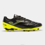 Joma 82P4R1112 أسود أصفر فلوري حذاء كرة القدم Numero-10 23 FG