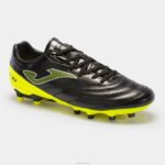 Joma 82P4R1112 أسود أصفر فلوري حذاء كرة القدم Numero-10 23 FG - Image 4