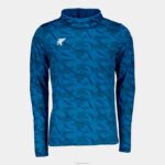 Joma 82P4R1116 أزرق مستكشف قميص طويل الأكمام رجال