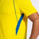 Joma 82P4R1124 أصفر أزرق ملكي قميص بطولة قصيرة الأكمام السابع رجال - Image 8