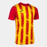 Joma 82P4R1129 احمر اصفر قميص بأكمام قصيرة inter iii رجال