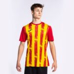Joma 82P4R1129 احمر اصفر قميص بأكمام قصيرة inter iii رجال - Image 4