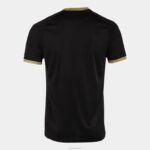 Joma 82P4R1135 أسود قميص ذهبي كم قصير v رجال - Image 2