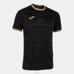 Joma 82P4R1135 أسود قميص ذهبي كم قصير v رجال