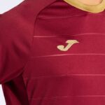 Joma 82P4R1136 بورجوندي قميص ذهبي كم قصير v رجال - Image 5