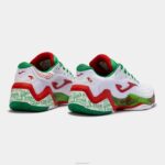 Joma 82P4R115 أبيض أحمر أحذية تي تيس 23 روما كلاي - Image 3