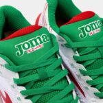 Joma 82P4R115 أبيض أحمر أحذية تي تيس 23 روما كلاي - Image 8