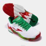 Joma 82P4R115 أبيض أحمر أحذية تي تيس 23 روما كلاي - Image 9