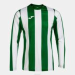 Joma 82P4R1172 أبيض أخضر قميص طويل الاكمام انتر كلاسيك رجال - Image 4