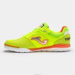 Joma 82P4R1187 نيون أخضر أحمر حذاء كرة الصالات أعلى فليكس انتعاش 23 داخلي - Image 2