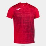 Joma 82P4R1196 أحمر قميص قصير الأكمام النخبة الثامن رجال