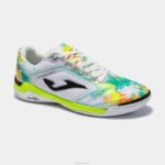 Joma 82P4R1201 أبيض حذاء كرة الصالات Invicto 22 داخلي - Image 5