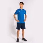 Joma 82P4R1203 أزرق ملكي أبيض قميص بأكمام قصيرة ذهبي رابعا رجال - Image 6
